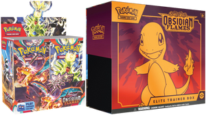 Pokémon: Scarlet & Violet - Obsidian Flames Booster Box + ETB Combo (Pre Order) - [Express Pokemail]