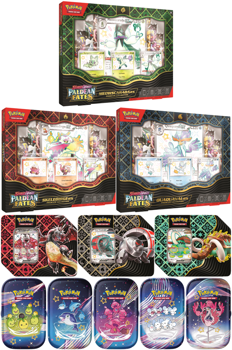 Pokemon: Scarlet & Violet - Paldean Fates Wave 2 Product Bundle (Pre ...