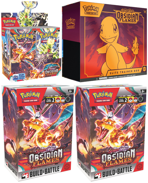 Pokémon: Scarlet & Violet - Obsidian Flames Players Bundle (Pre Order) - [Express Pokemail]