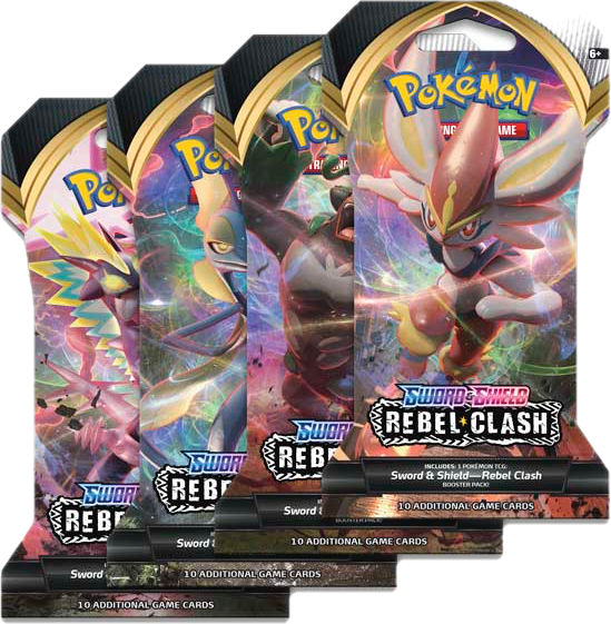Pokémon: Sword & Shield - Rebel Clash Sleeved Booster Pack - [Express Pokemail]