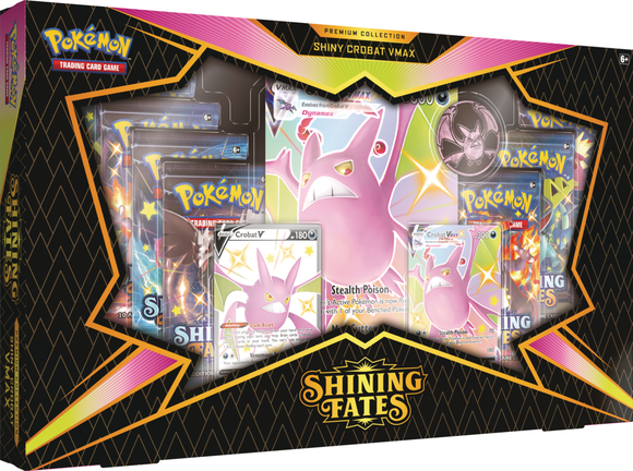 Pokémon: Shining Fates - Premium Collection - Shiny Crobat (Pre Order) - [Express Pokemail]