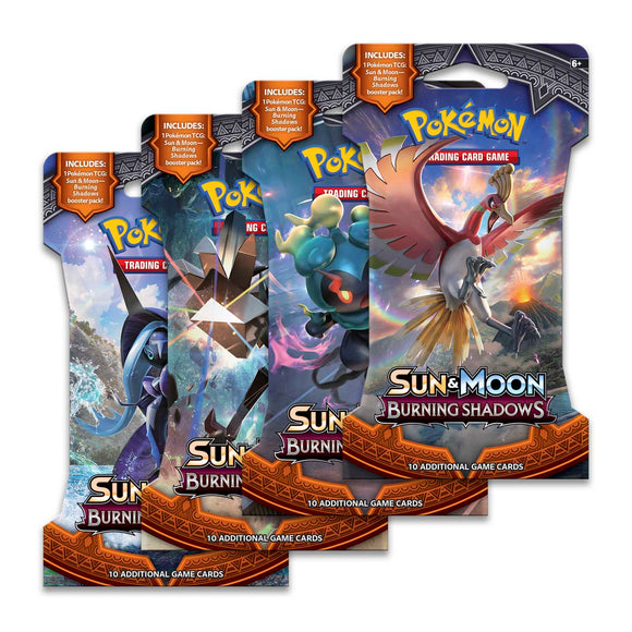 Pokémon: Sun and Moon Burning Shadows Sleeved Booster - [Express Pokemail]