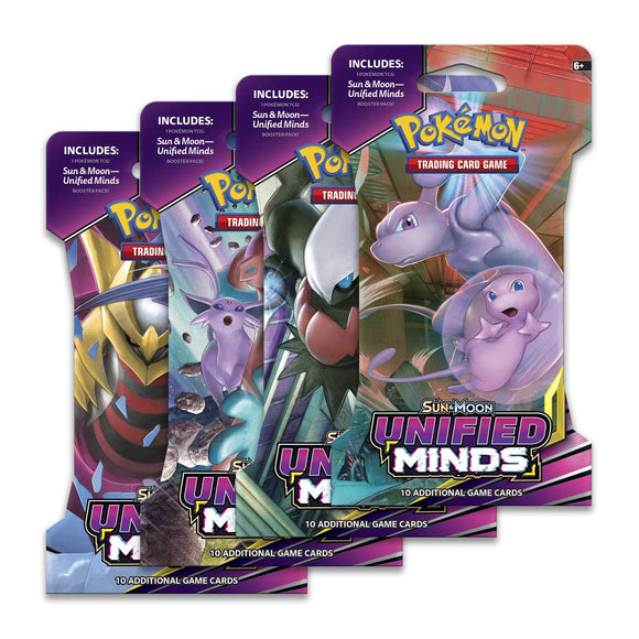 Pokémon: Sun and Moon Unified Minds Sleeved Booster - [Express Pokemail]
