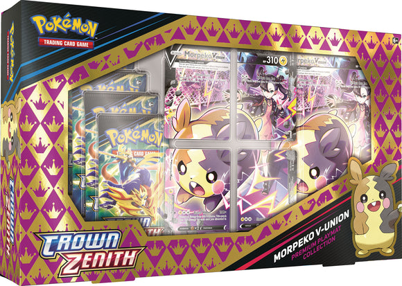 Pokémon: Crown Zenith Premium Playmat Collection Box — Morpeko V-UNION - [Express Pokemail]