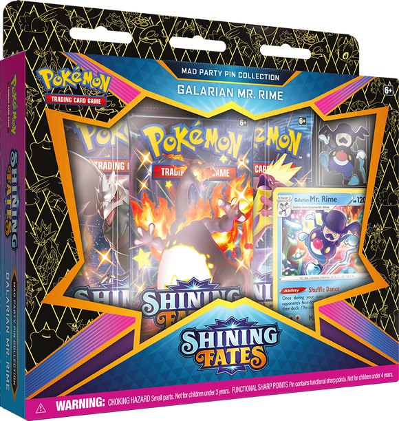 Pokémon: Shining Fates - Mad Party Pin Collection - Galarian Mr. Rime Pin (Pre Order) - [Express Pokemail]