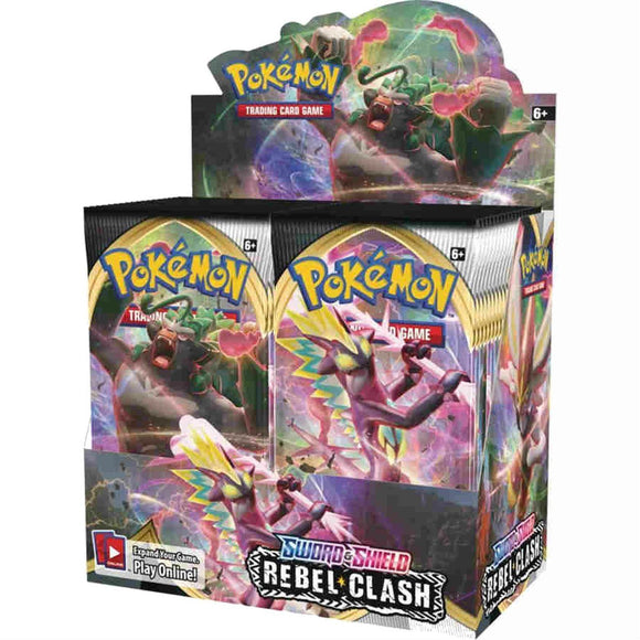 Pokémon: Sword & Shield - Rebel Clash Booster Box - [Express Pokemail]
